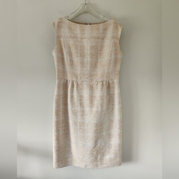 TORY BURCH | Fatima Woven Sheath Dress sz L - Picture 5 of 8